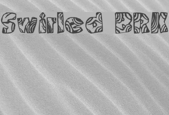 Swirled BRK Шрифта examples