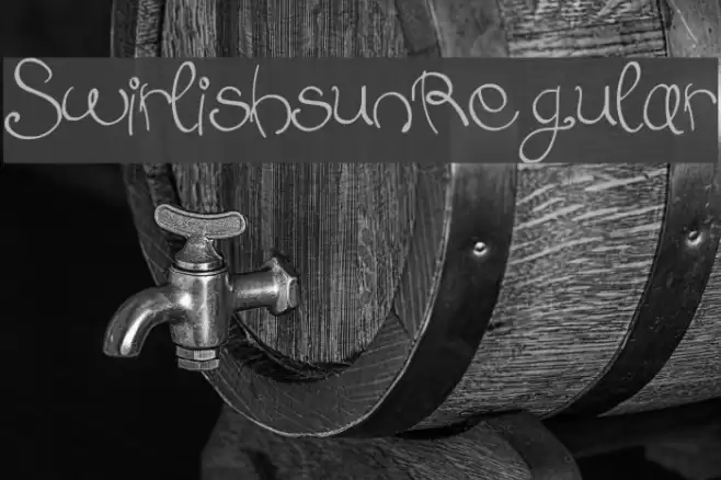 Swirlish_sun_Regular Font examples