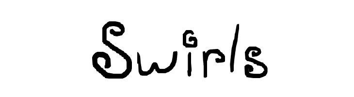 Swirls  les polices de caractères gratuit tlcharger