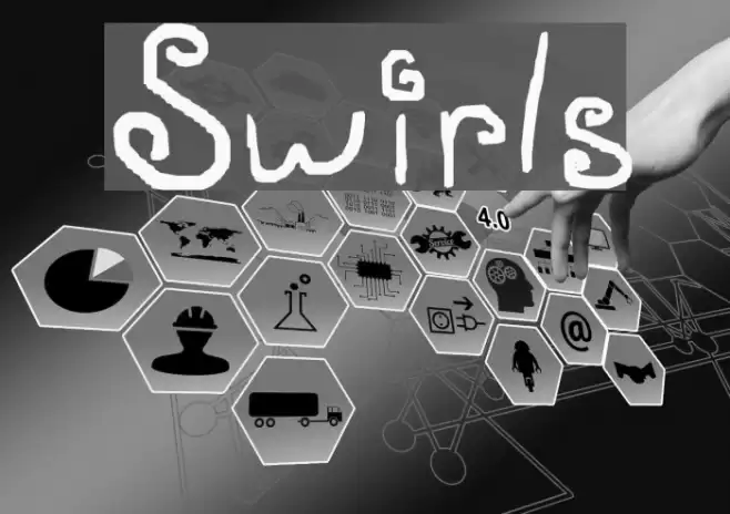 Swirls Font examples