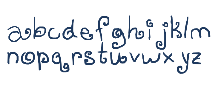 Swirls Lowercase