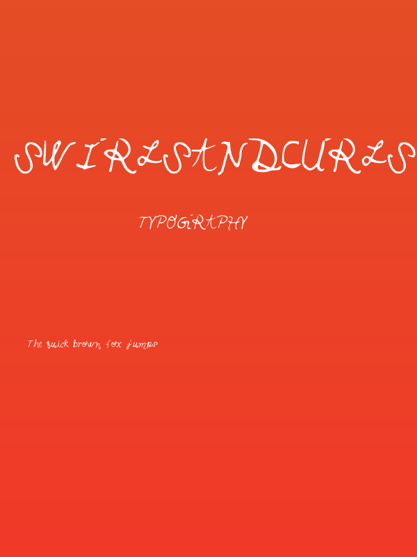 SwirlsandCurls Poster