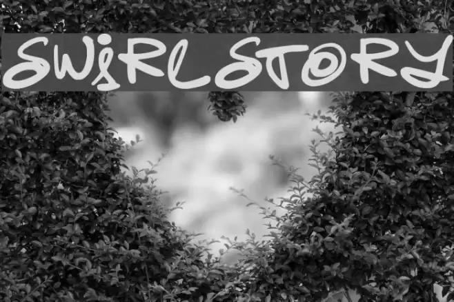 Swirlstory Font examples