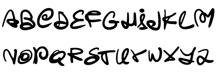 Swirlstory Font LOWERCASE