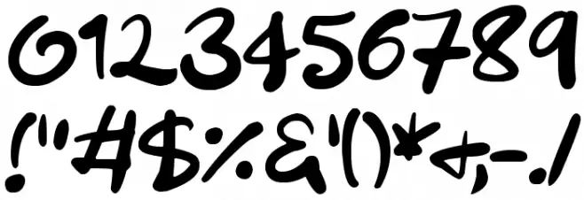 Swirltastic Font OTHER CHARS