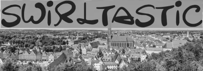 Swirltastic Font examples
