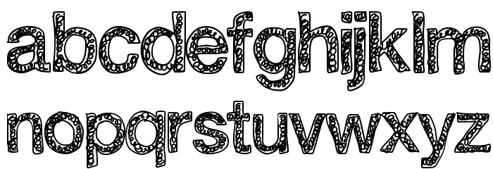 Swirlvetica Font LOWERCASE