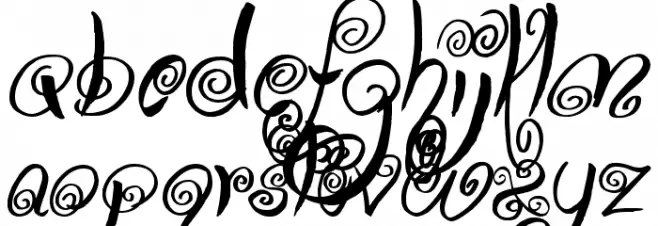 Swirly Shirley Fuentes MINÚSCULAS