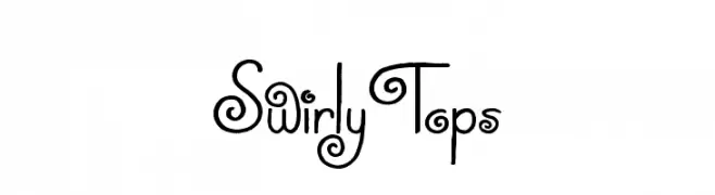 Swirly Tops  नि: शुल्क फ़ॉन्ट्स डाउनलोड