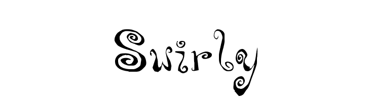 Swirly  免费字体下载