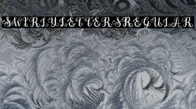 SwirlyLettersRegular Example 1