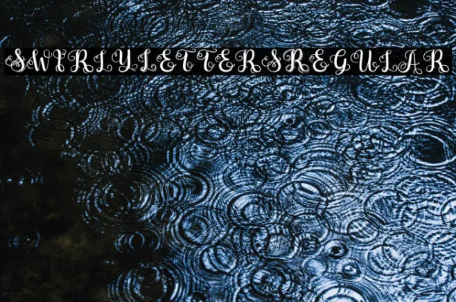 SwirlyLettersRegular Example 2