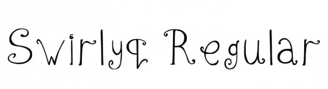 Swirlyq Regular  Fuentes Gratis Descargar