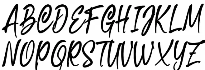 Swishine Шрифта ВЕРХНИЙ