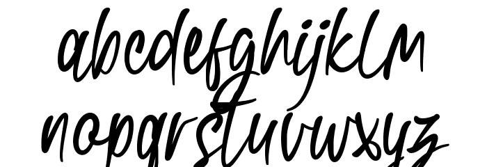 Swishine Font LOWERCASE
