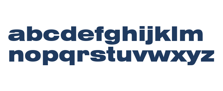 Swiss 721 Black Extended BT Lowercase