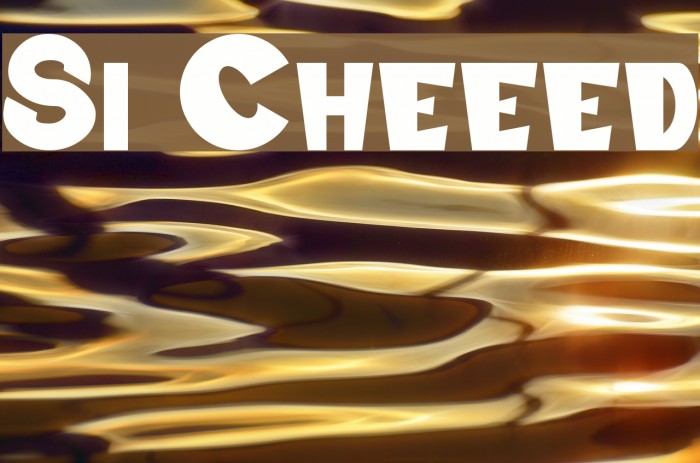 Swiss Cheesed Font examples