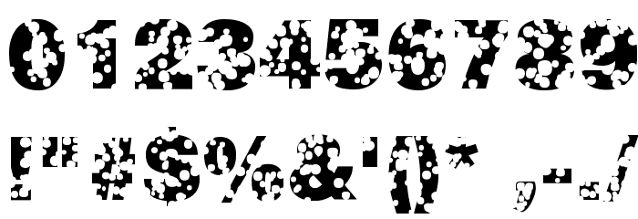 SwissCheese Font OTHER CHARS