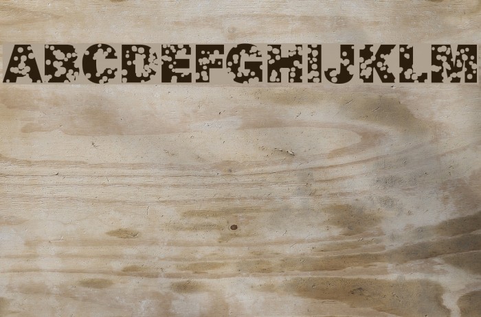 SwissCheese Font examples