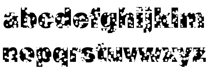 SwissCheese Font LOWERCASE