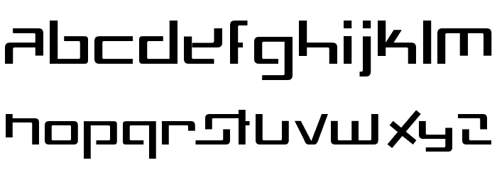 SwissMad Font LOWERCASE