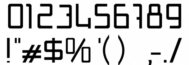 Swissmade Font OTHER CHARS