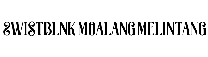 Swistblnk Moalang Melintang  baixar fontes gratis