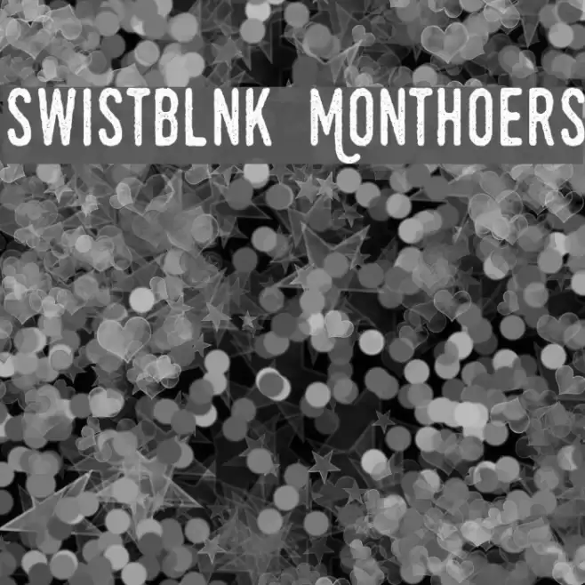 Swistblnk Monthoers Font examples
