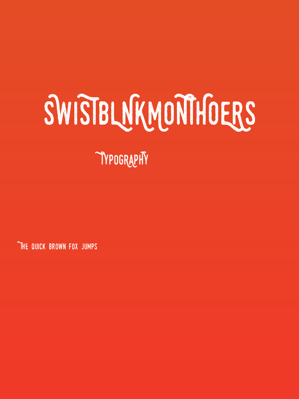 SwistblnkMonthoers Poster