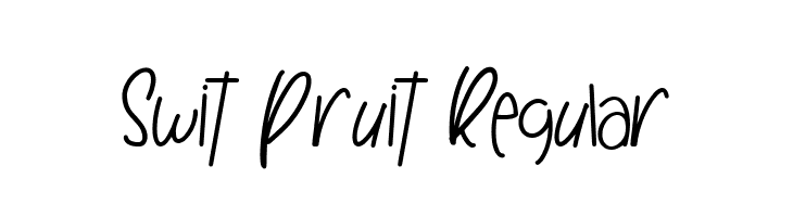 Swit Pruit Regular Font