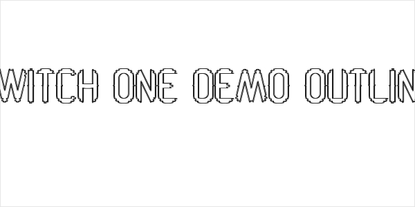 Switch One Demo Outline Logo
