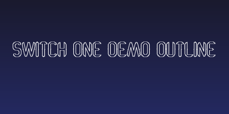 Switch One Demo Outline Social Header