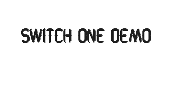 Switch One Demo Logo
