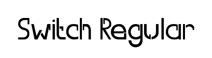 Switch Regular  Frei Schriftart Herunterladen