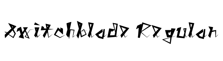 Switchblade Regular  Скачать бесплатные шрифты