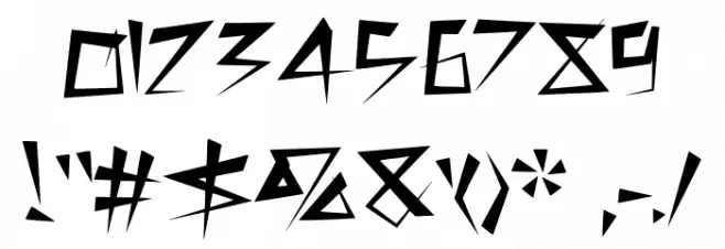 Switchblade Regular Font Alte caractere