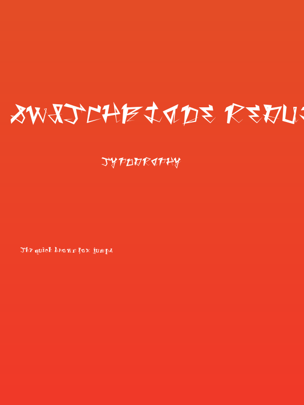 Switchblade Regular Poster