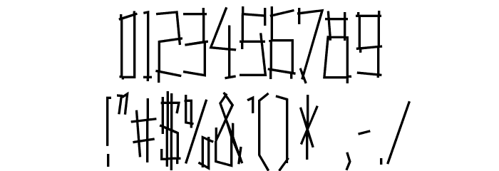 Switching and Effects Font OTHER CHARS