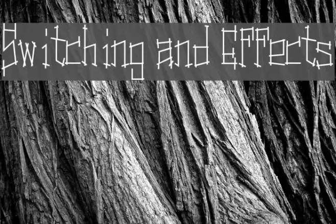 Switching and Effects फ़ॉन्ट examples