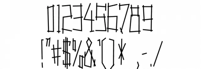 SwitchingandEffects-Regular Font OTHER CHARS