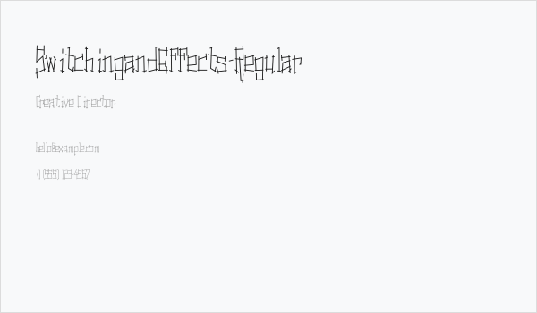 SwitchingandEffects-Regular Business Card