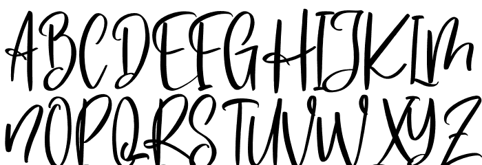 Swite Brush Font UPPERCASE