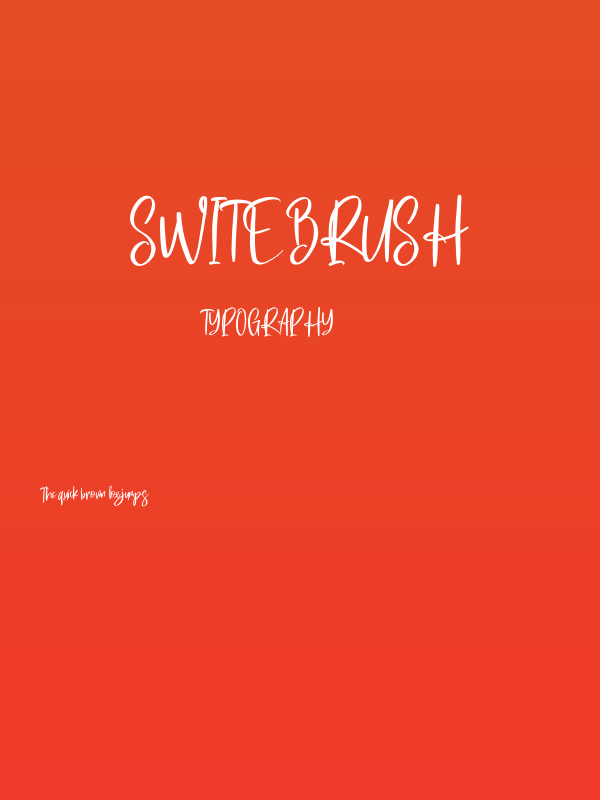 Swite Brush Poster