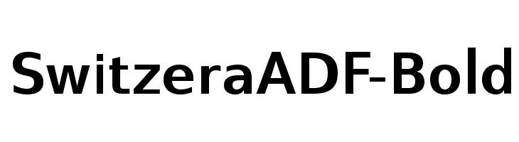 SwitzeraADF-Bold Font