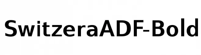 SwitzeraADF-Bold  Fuentes Gratis Descargar