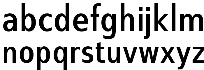 SwitzeraADF-BoldCond Font LOWERCASE