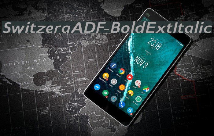 SwitzeraADF-BoldExtItalic Font examples