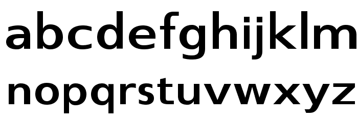 SwitzeraADF-BoldExt Font LOWERCASE