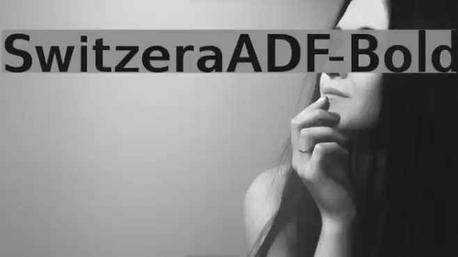SwitzeraADF-Bold Font examples