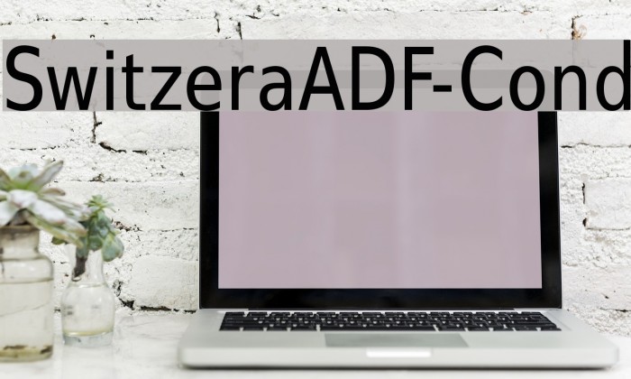SwitzeraADF-Cond Font examples